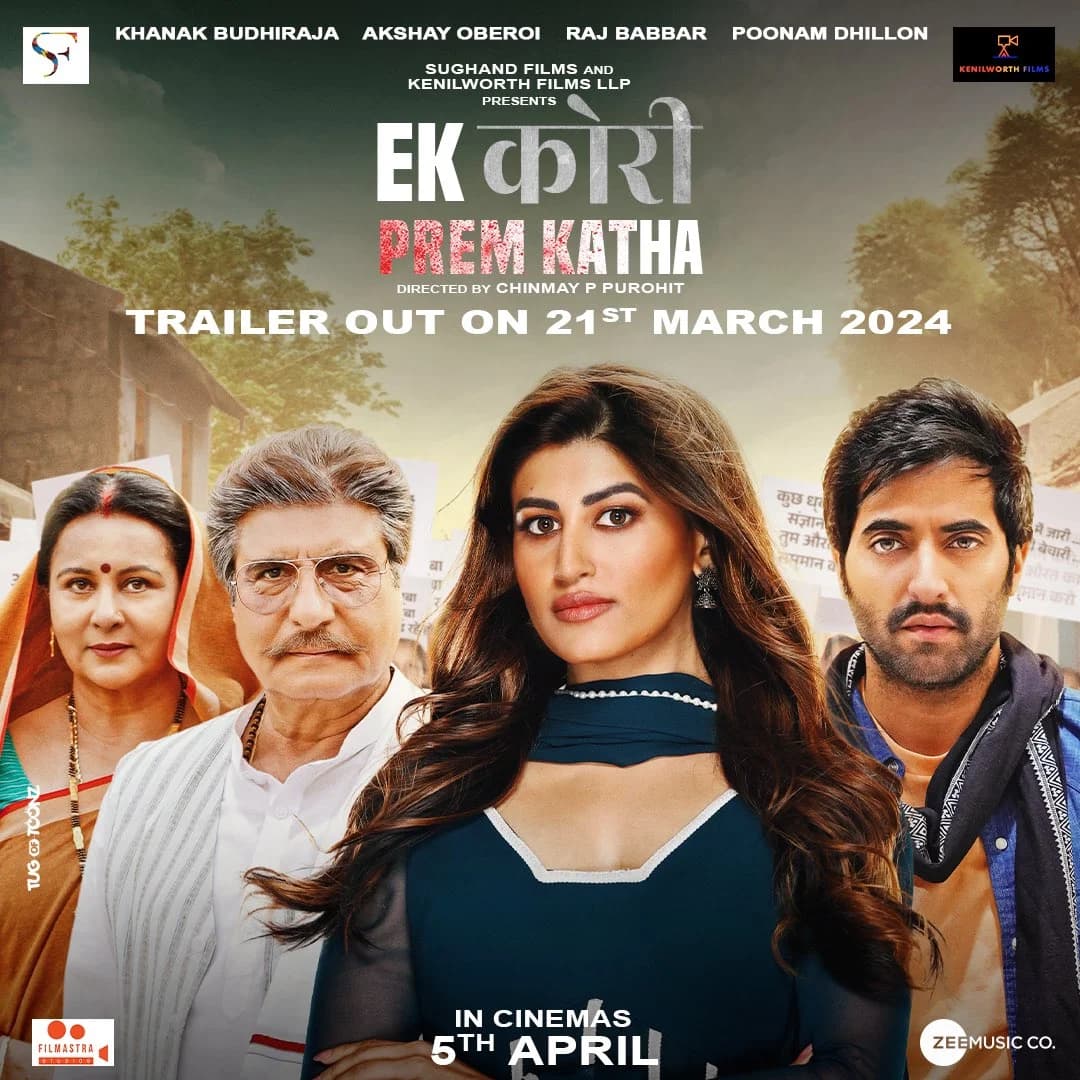 Poster of Ek Kori Prem Katha (2024) Hindi WEB-DL Full Movie