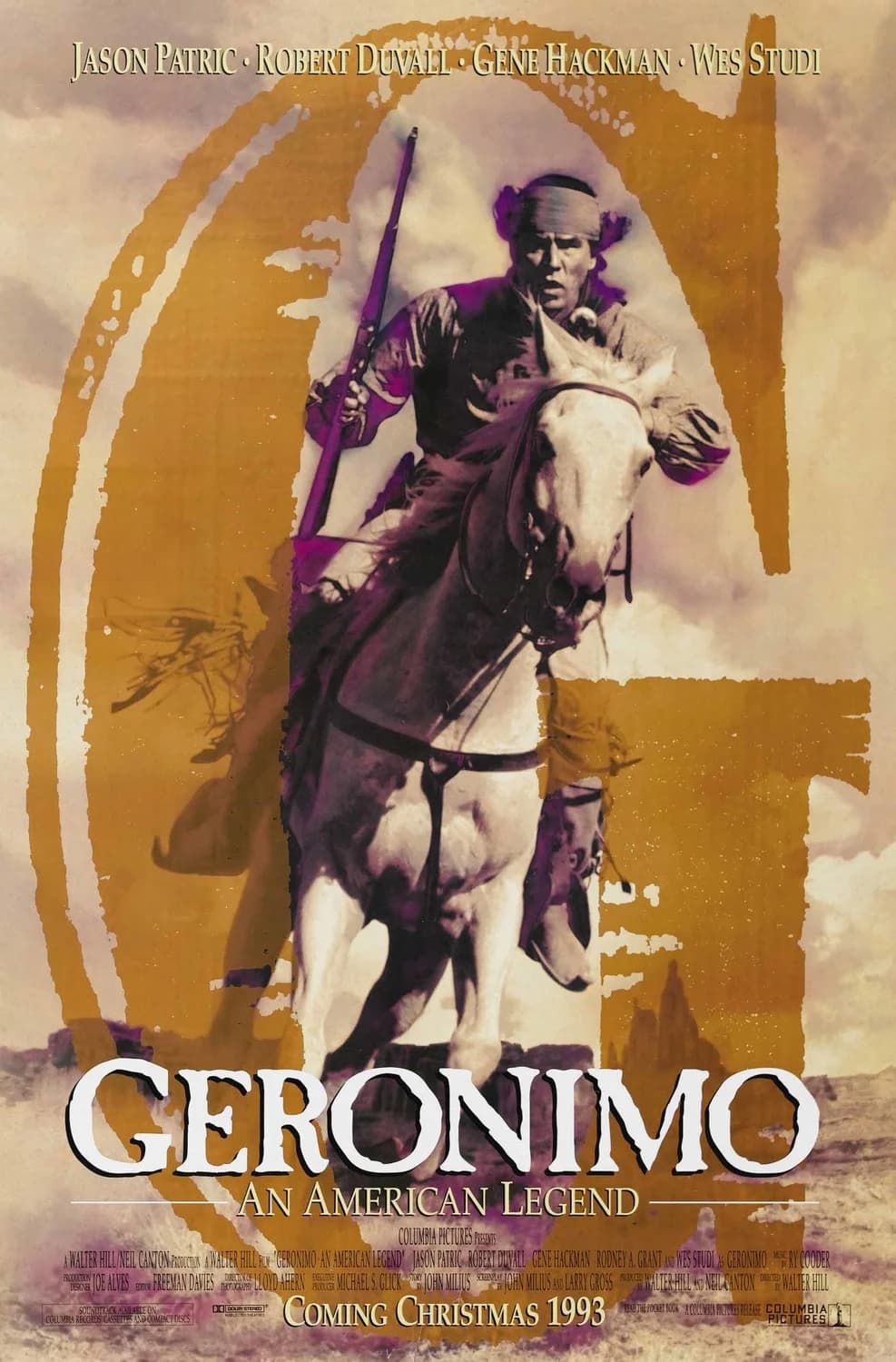Poster of Geronimo: An American Legend (1993) BluRay Dual Audio [HINDI & ENGLISH]