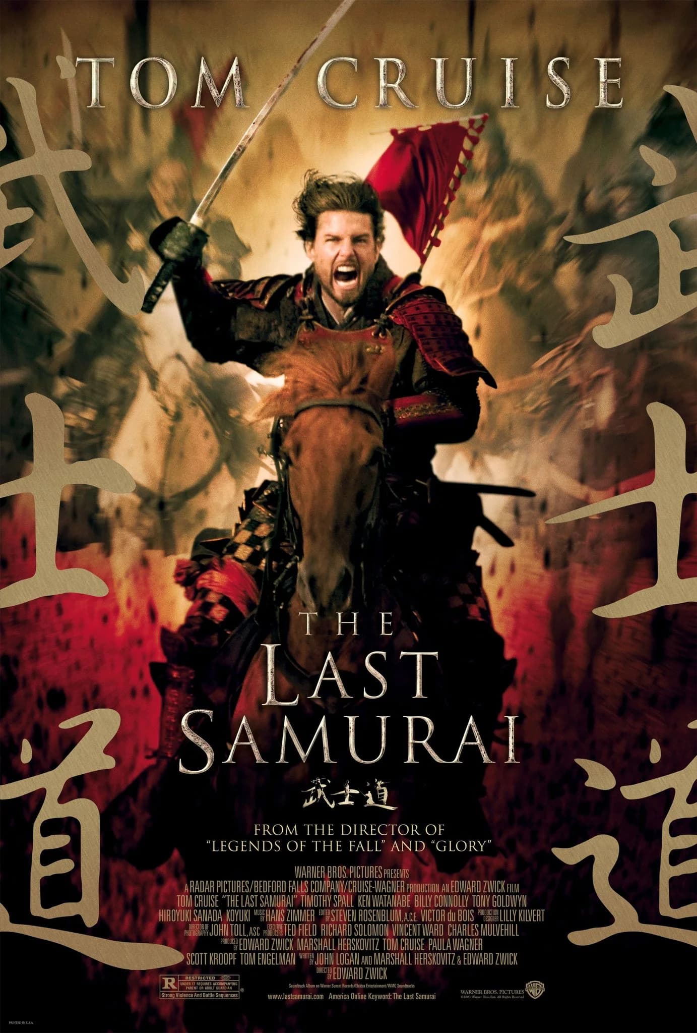 Poster of The Last Samurai (2003) BluRay Dual Audio {Hindi-English}