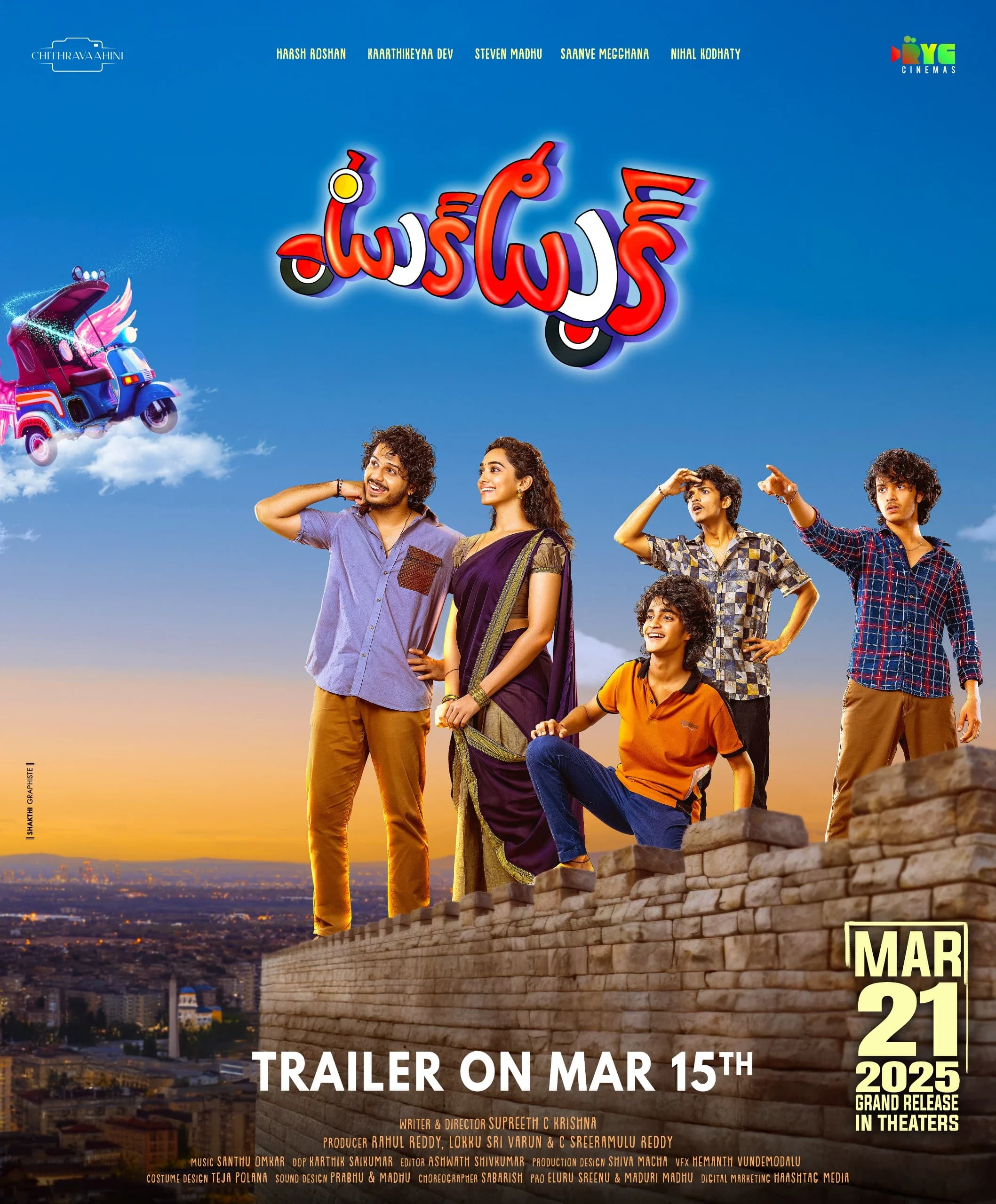 Poster of Tuk Tuk (2025) WEB-DL ORG. Dual Audio [Hindi – Telugu]