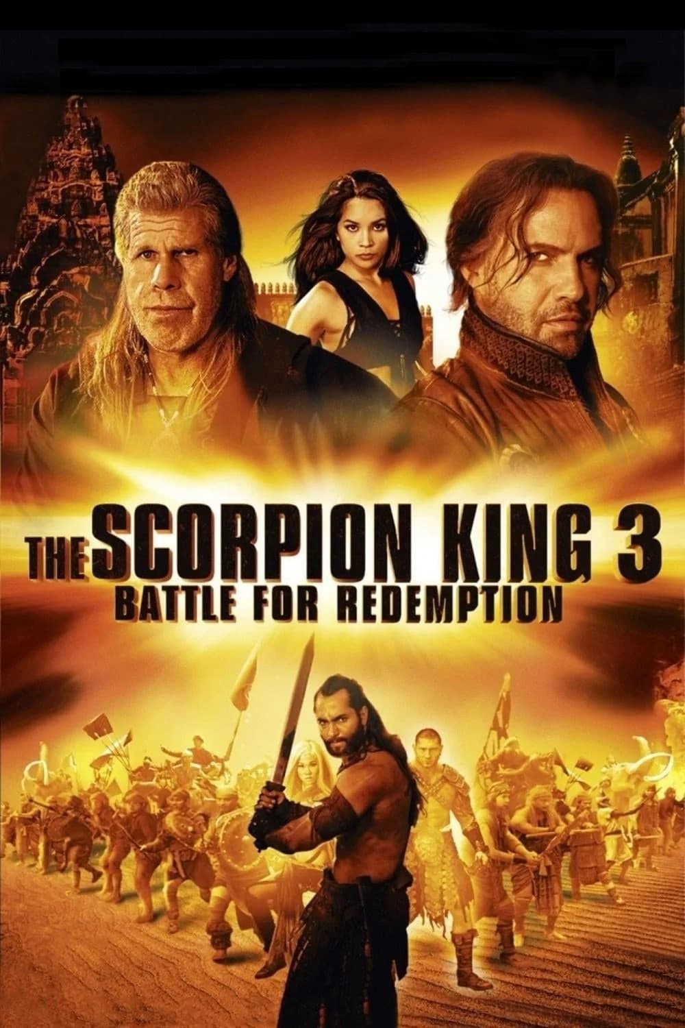 Poster of The Scorpion King 3: Battle for Redemption (2012) BluRay Dual Audio {Hindi-English}