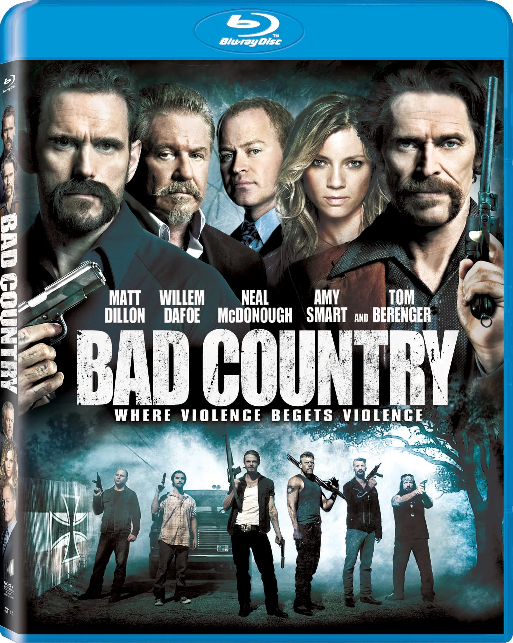 Poster of Bad Country (2014) Blu-ray Dual Audio {Hindi-English}