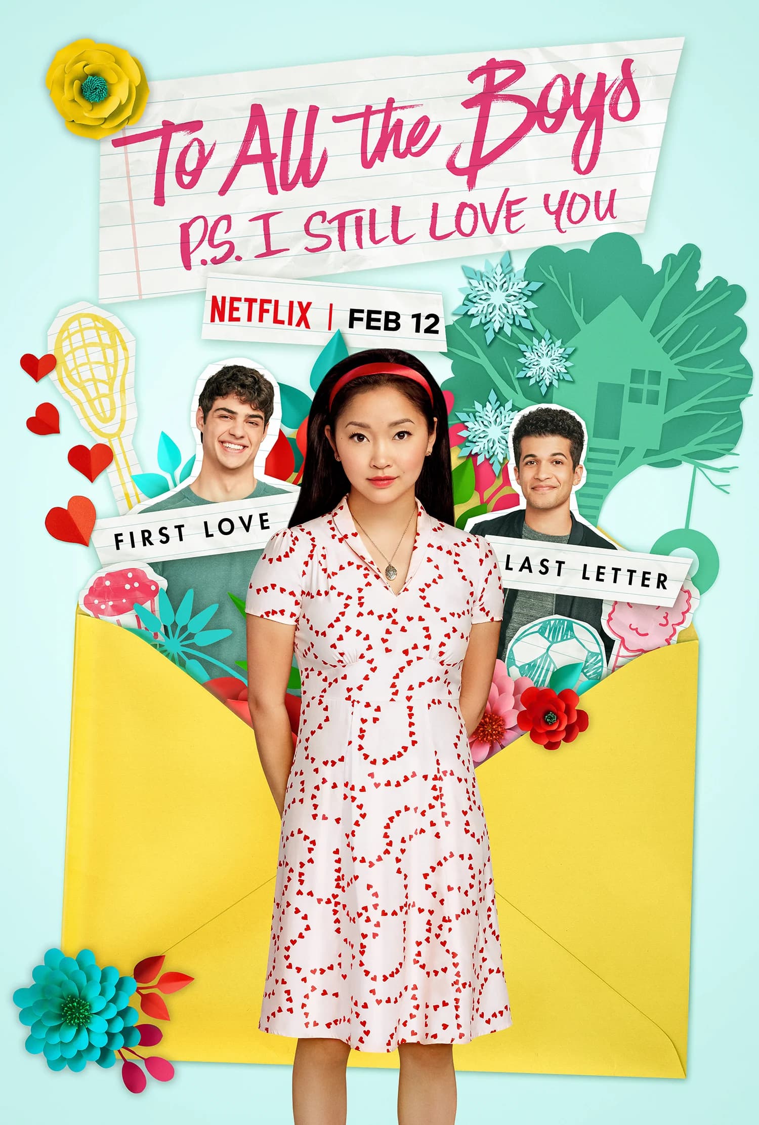 Poster of To All the Boys: P.S. I Still Love You (2020) Dual Audio {Hindi-English}