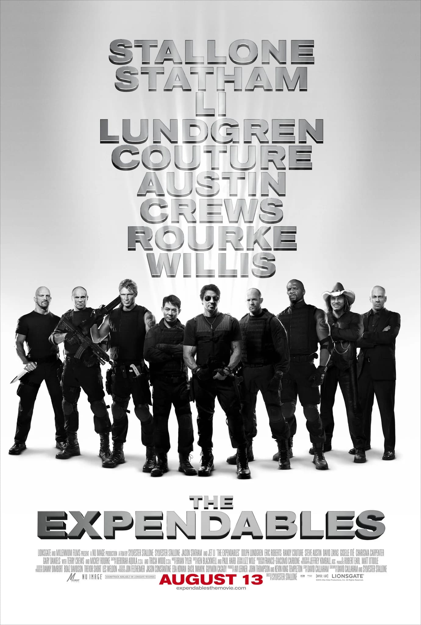 Poster of The Expendables (2010) Dual Audio {Hindi-English}