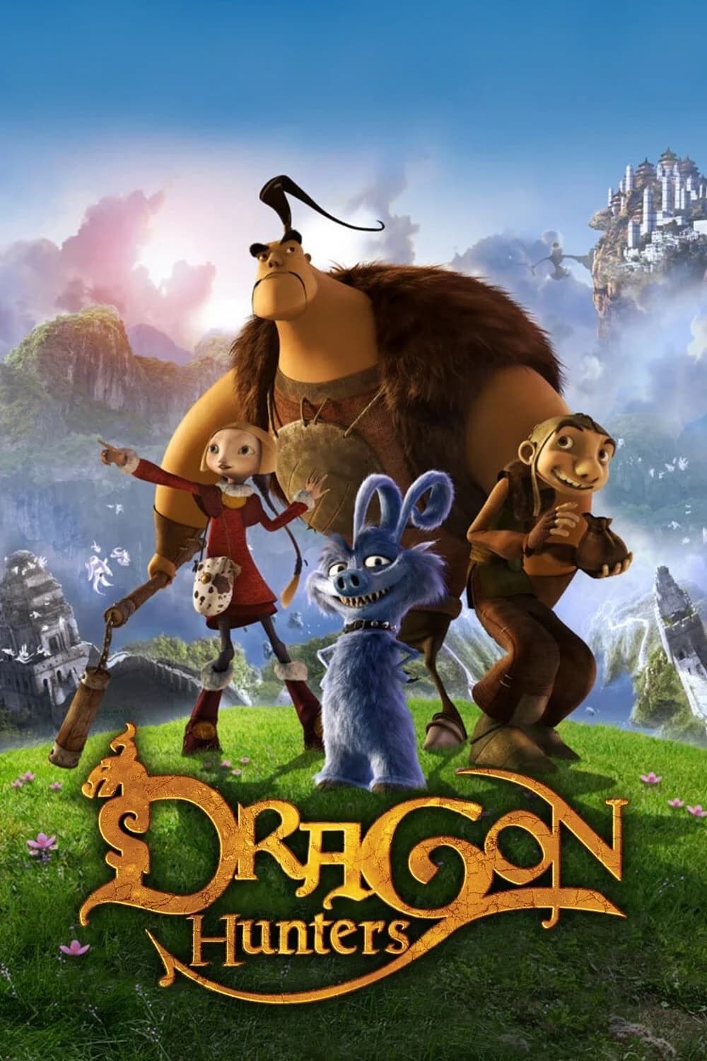 Poster of Dragon Hunters (2008) Dual Audio {Hindi-English}