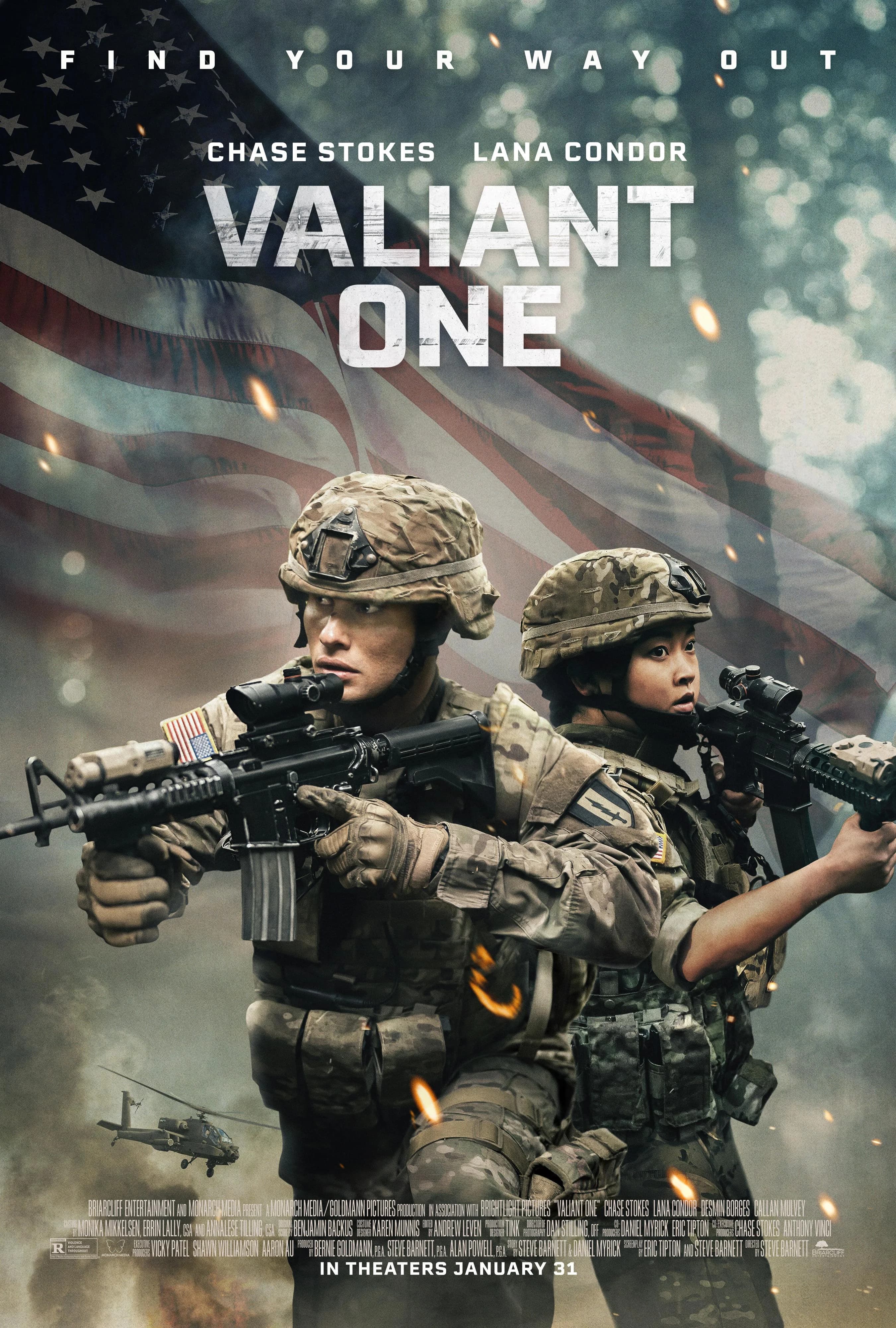 Poster of Valiant One (2025) WEB-DL Dual Audio {Hindi-English}