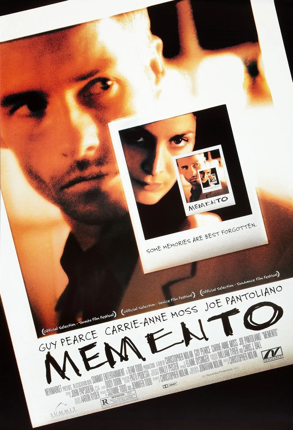Poster of Memento (2000) Dual Audio {Hindi-English} BluRay 