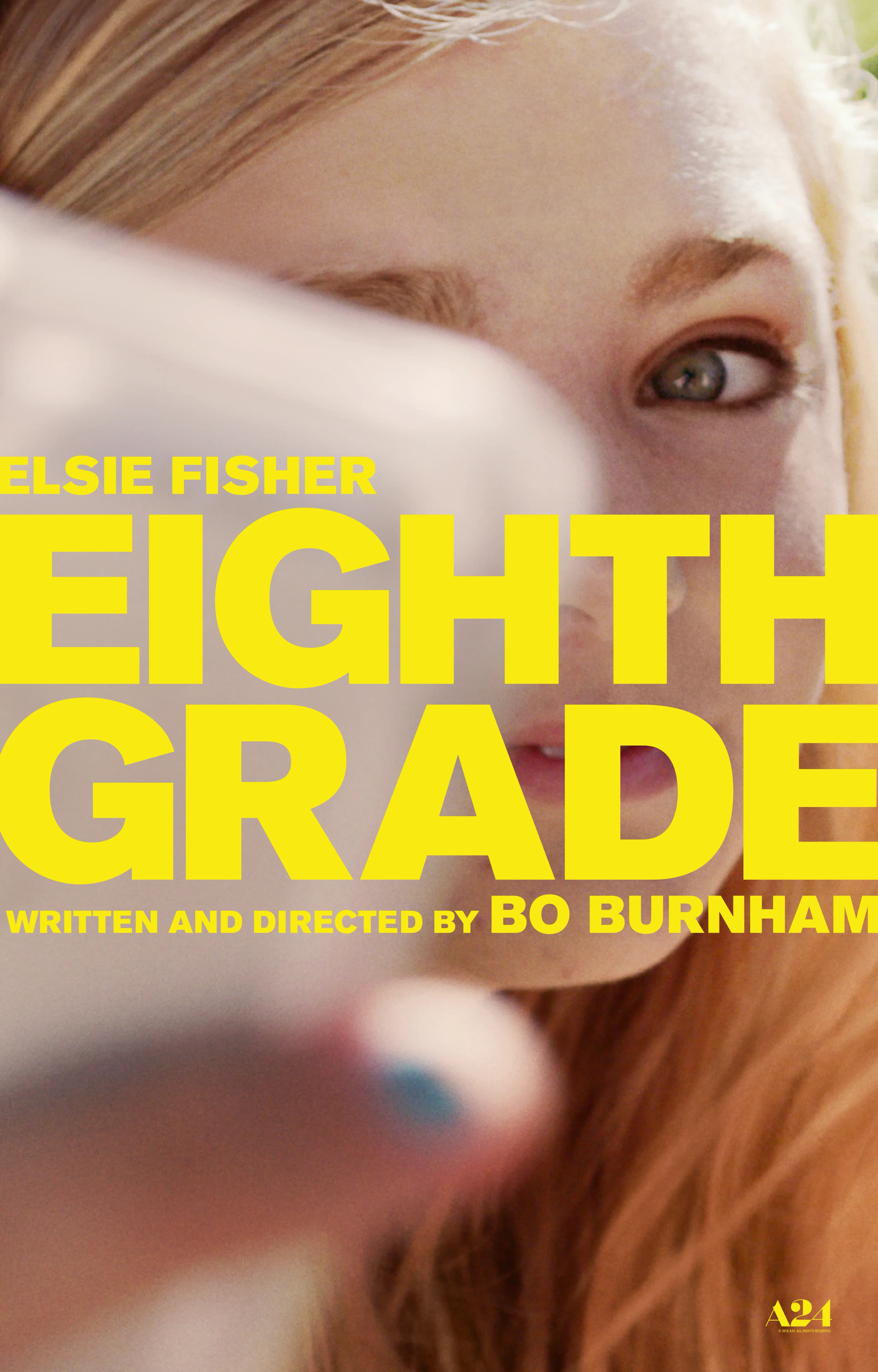 Poster of Eighth Grade (2018) Dual Audio {Hindi-English} BluRay