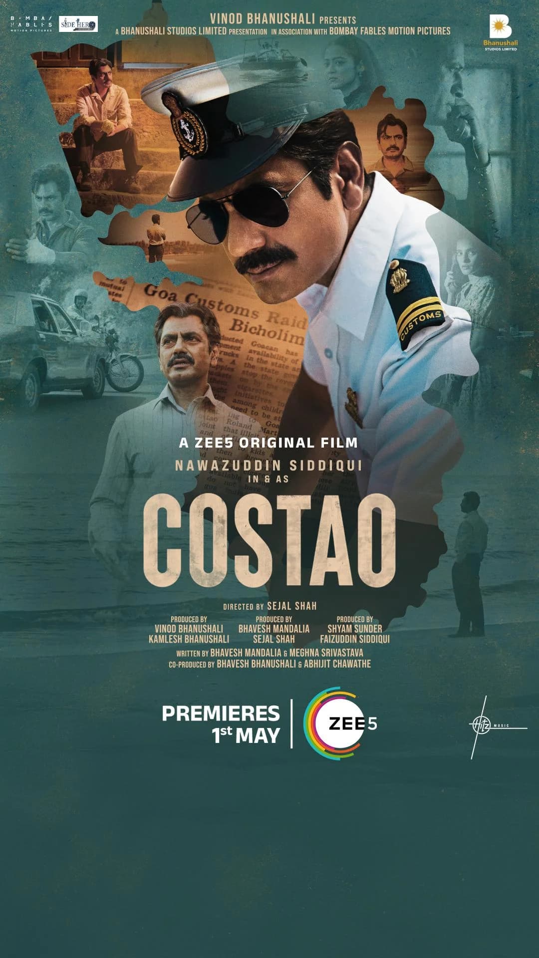 Poster of Costao (2025) Hindi Full Movie ZEE5 – WEB-DL