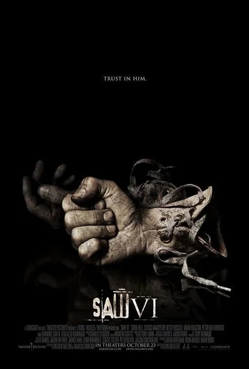 Poster of Saw VI (2009) {English with Subtitles} Full Movie WEB-DL