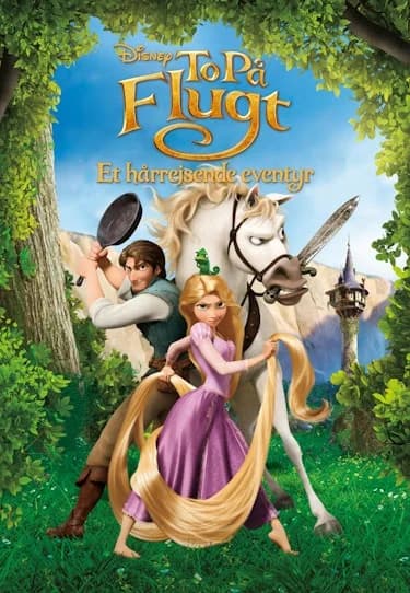 Poster of Tangled (2010) Dual Audio {Hindi-English} BluRay