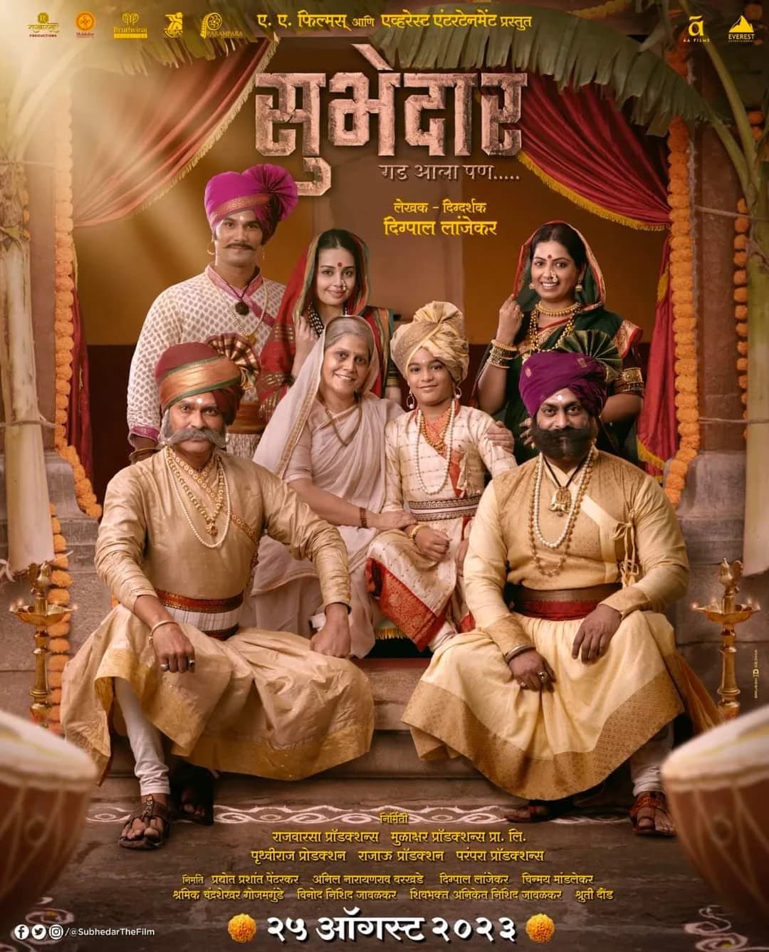 Poster of Subhedar (2023) Marathi Full Movie