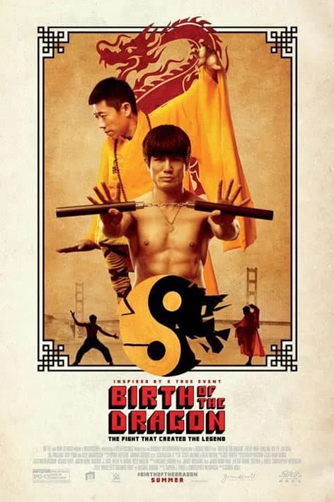 Poster of Birth of the Dragon (2016) Dual Audio {Hindi-English}