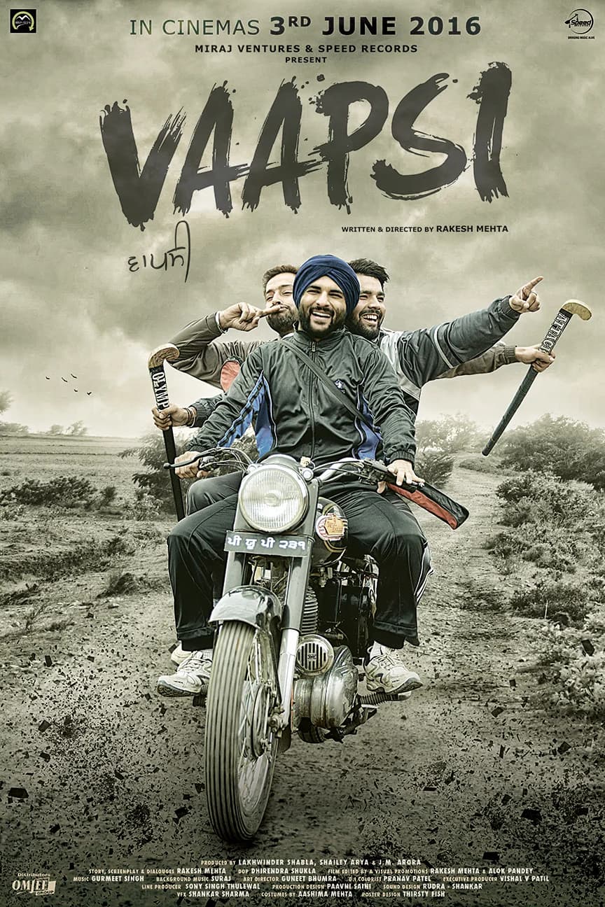 Poster of Vaapsi (2016) Punjabi WEB-DL Full Movie