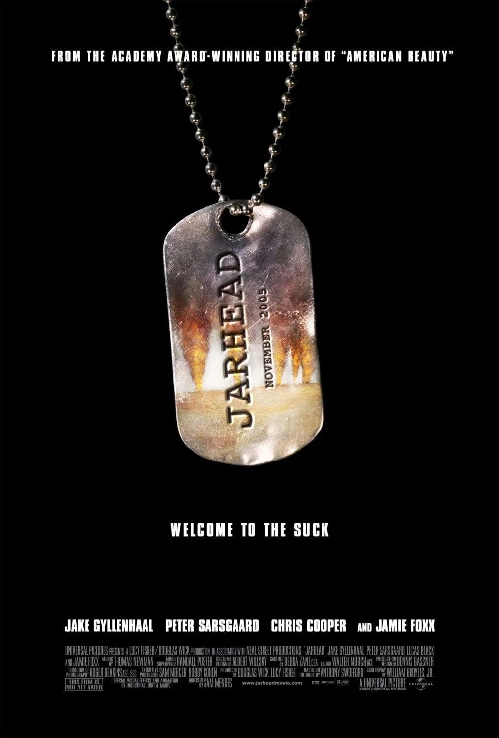 Poster of Jarhead (2005) Dual Audio {Hindi-English} BluRay