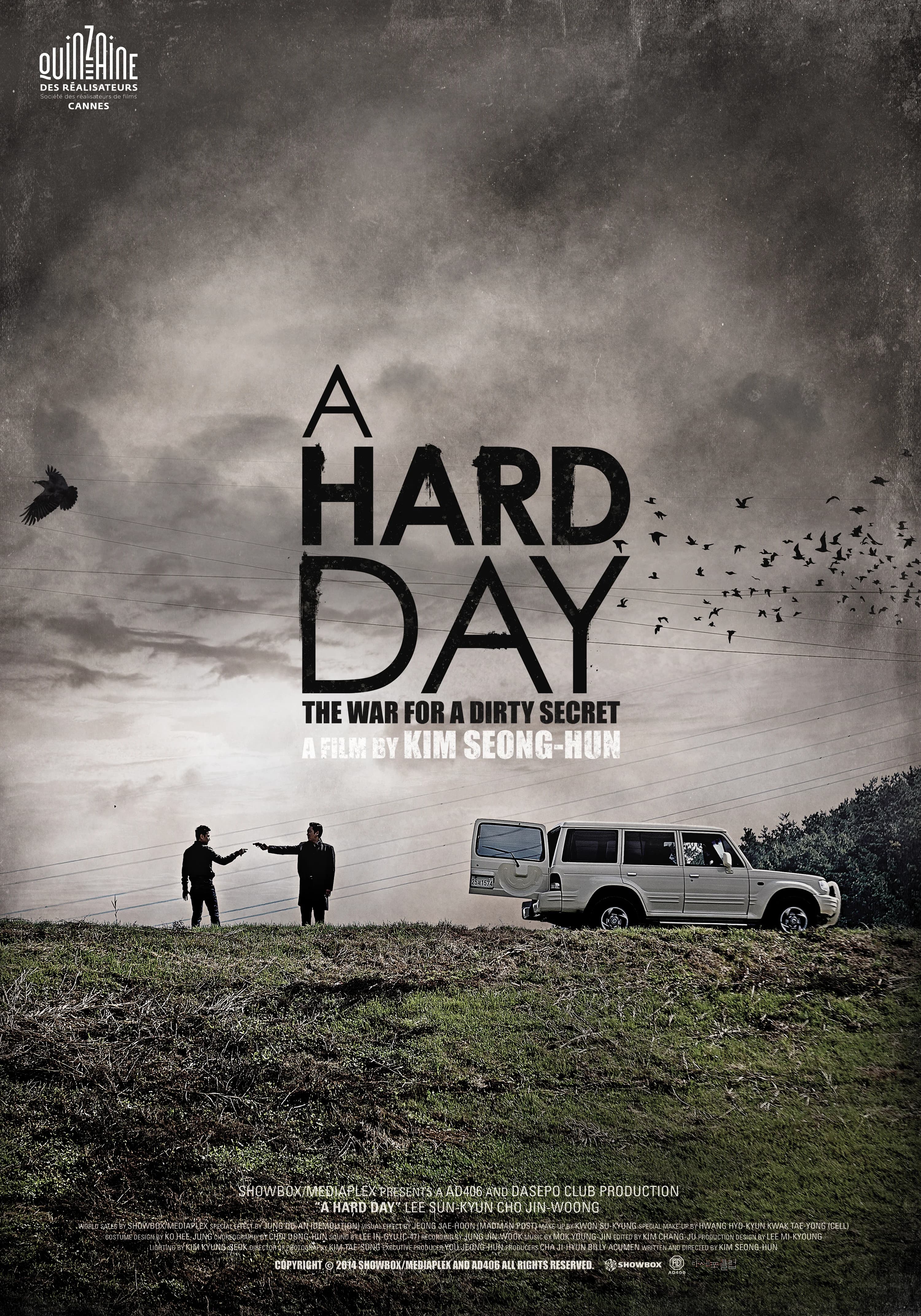 Poster of A Hard Day (2014) BluRay Full Movie (Hindi-Korean)