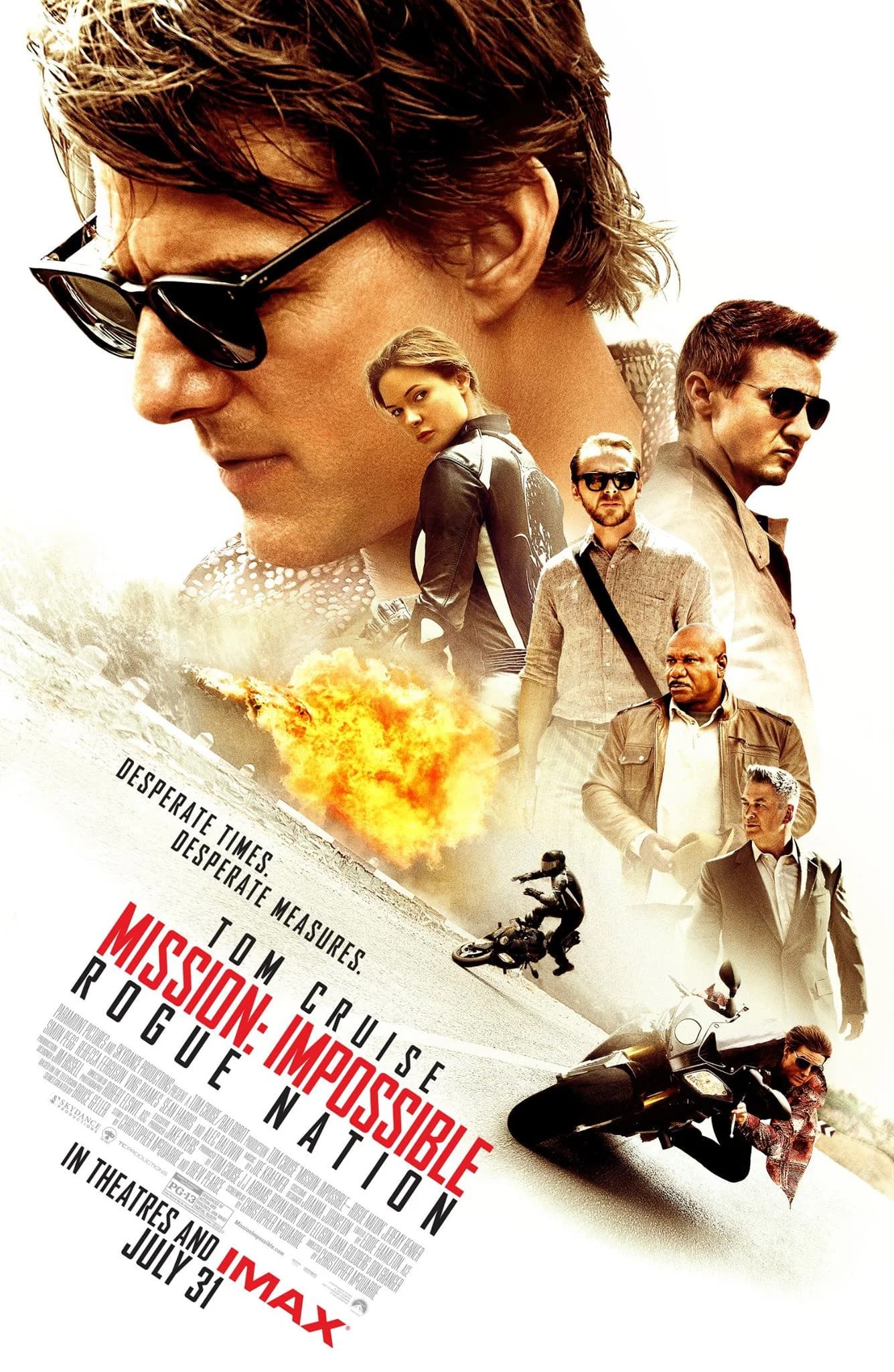 Poster of Mission: Impossible – Rogue Nation (2015) BluRay Full Movie (Hindi-English)
