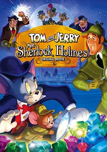 Poster of Tom and Jerry Meet Sherlock Holmes (2010) BluRay Full Movie (Hindi-English)