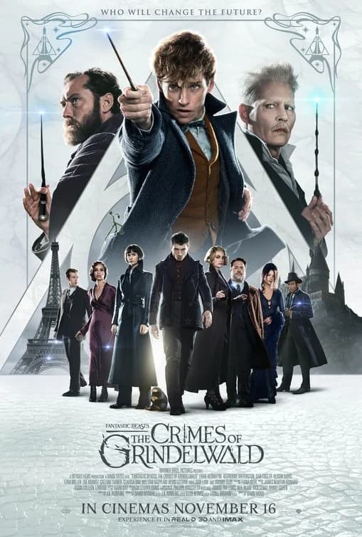 Poster of Fantastic Beasts 2: The Crimes of Grindelwald (2018) Full Movie (Hindi-English)