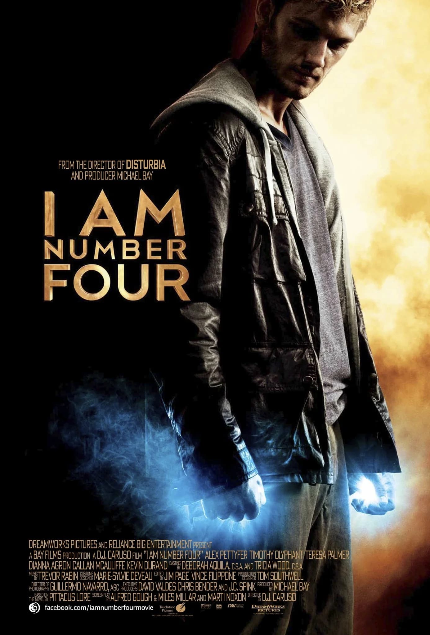 Poster of I Am Number Four (2011) BluRay Full Movie (Hindi-English)