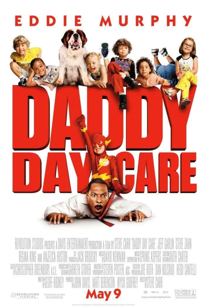 Poster of Daddy Day Care (2003) WEB-DL Full Movie (Hindi-English)