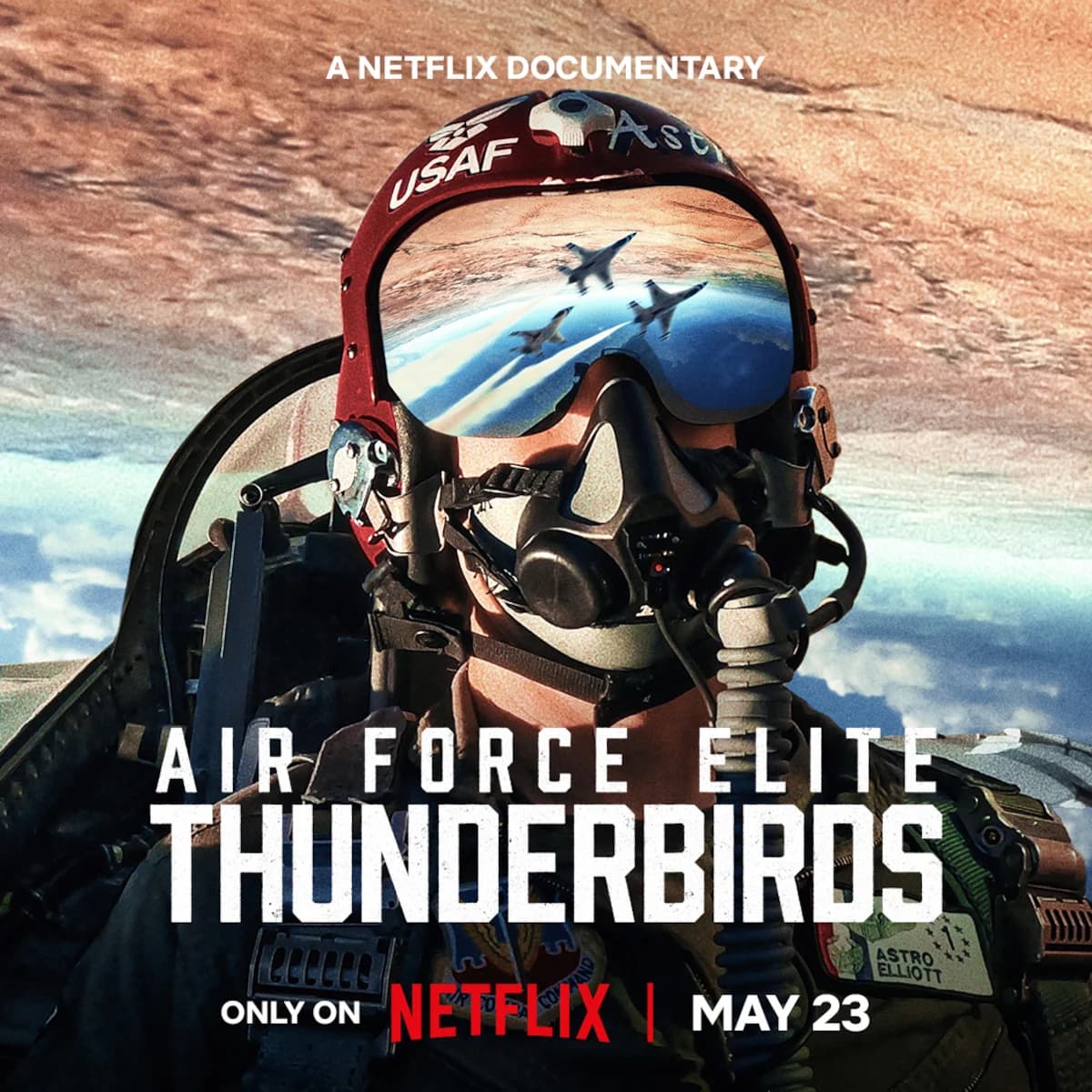 Poster of Air Force Elite: Thunderbirds (2025) WEB-DL Dual Audio (Hindi-English)