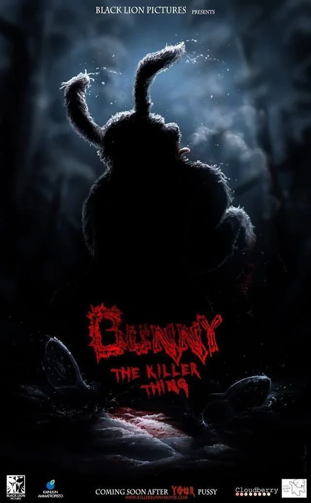 Poster of [18+] Bunny the Killer Thing (2015) BluRay Dual Audio {Hindi-English}