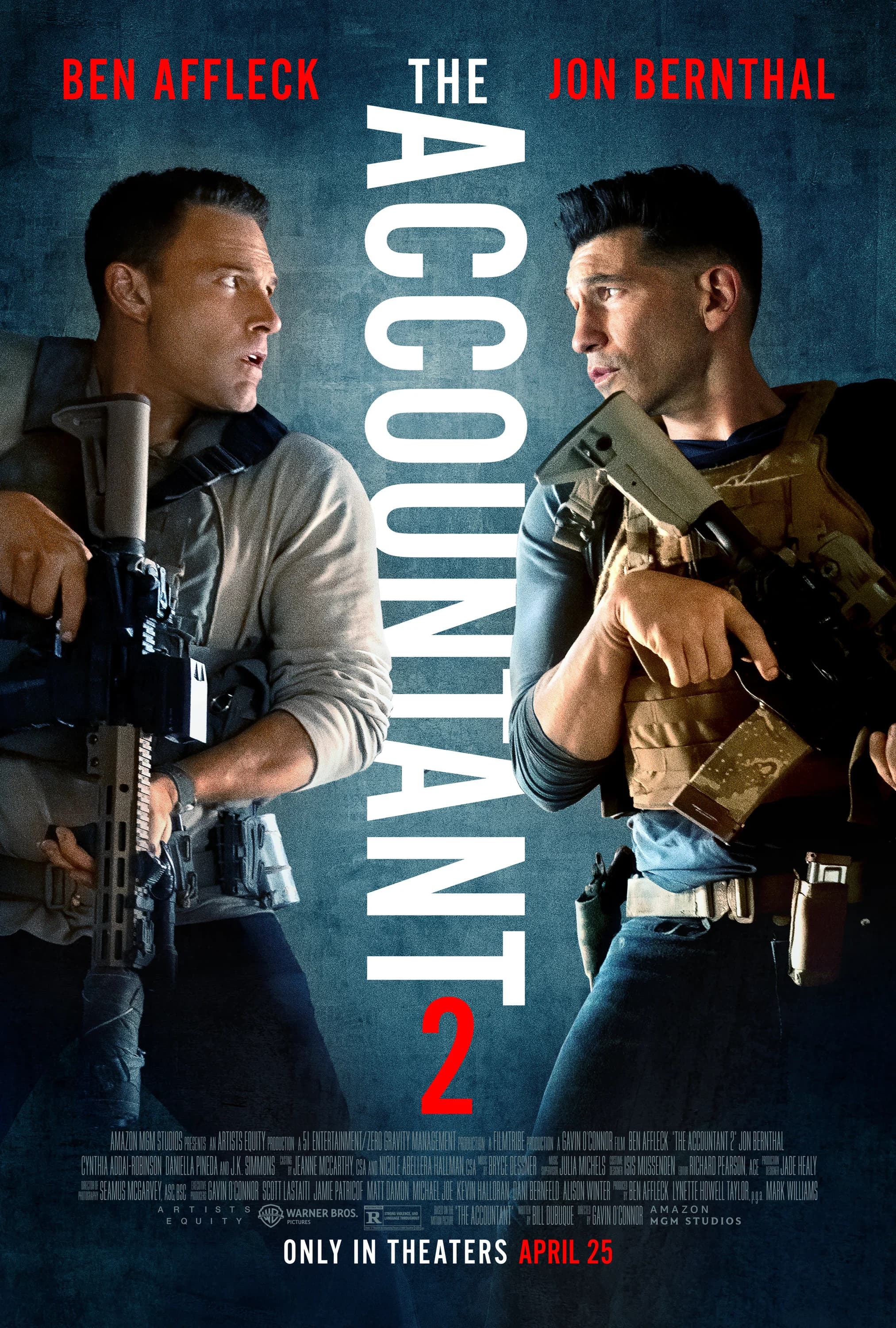 Poster of The Accountant 2 (2025) WEB-DL Dual Audio (Hindi-English)