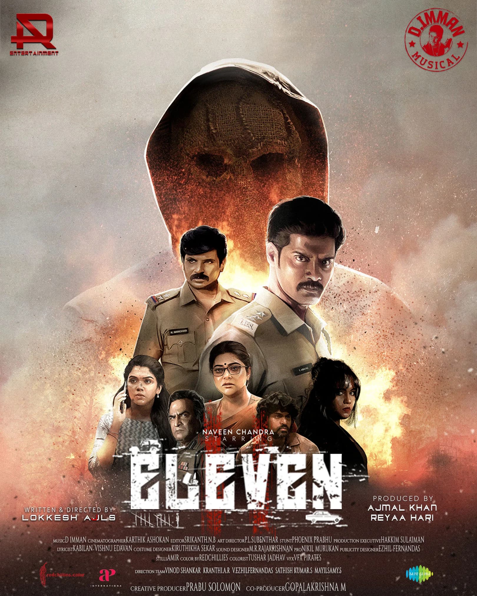 Poster of Eleven (2025) WEB-DL Dual Audio [Hindi-Tamil]