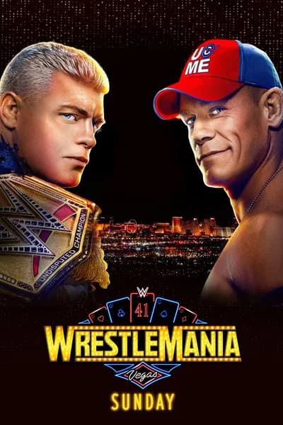 Poster of WWE WrestleMania 41: Saturday (2025) English WEB-DL